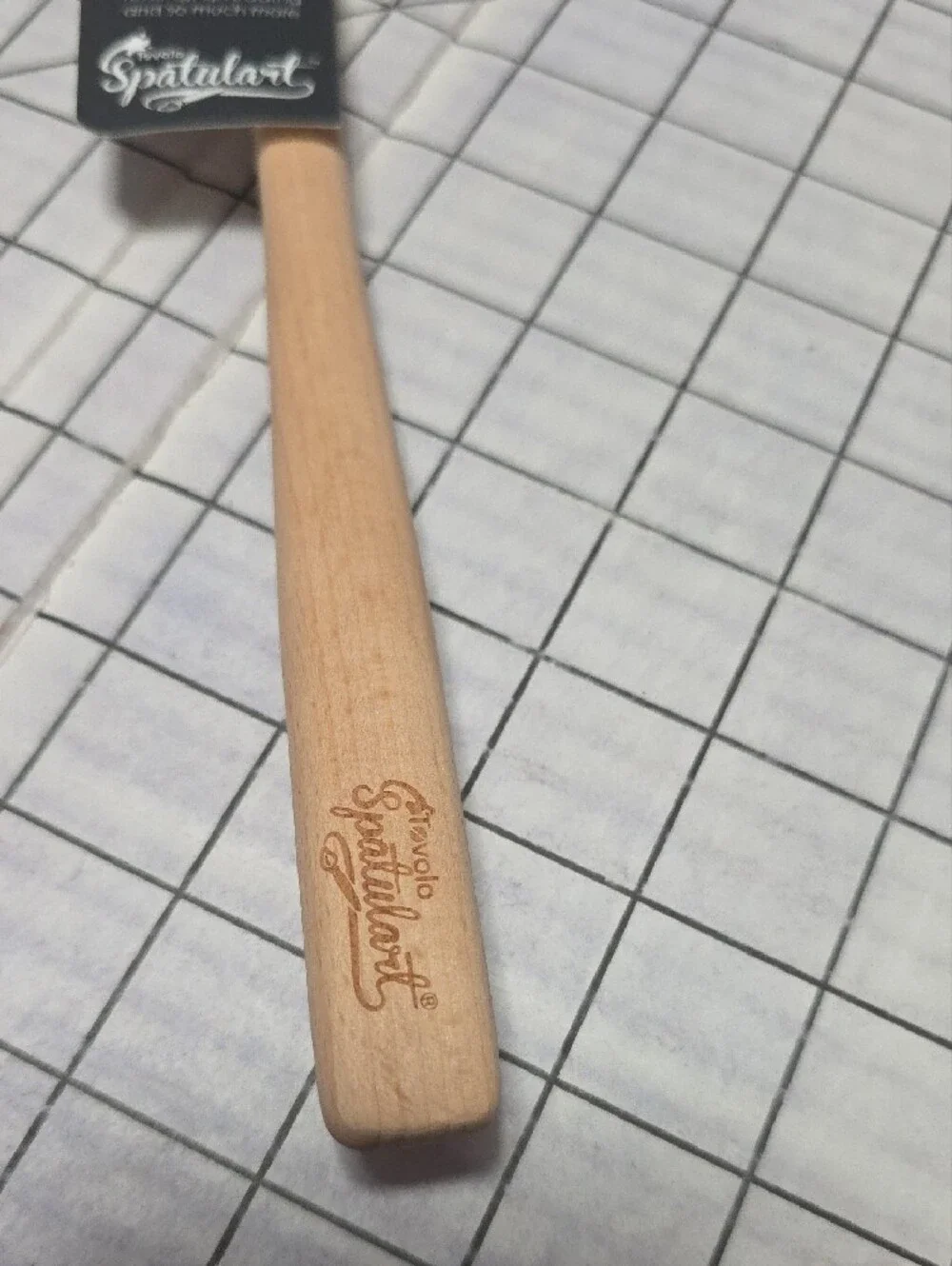 Tovolo Vampire Silicone Spatula W Wood Handle - White & Black, NIP,  Spatulart